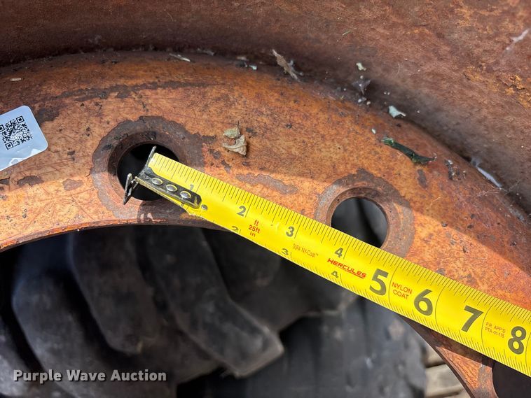 image for item EJ7809 (4) 17.5R25 tires and wheels