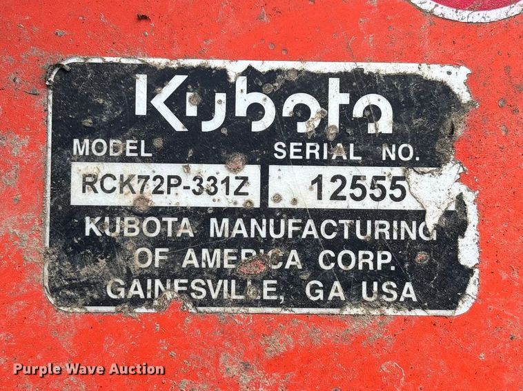 image for item EM0067 Kubota ZD331 ZTR lawn mower