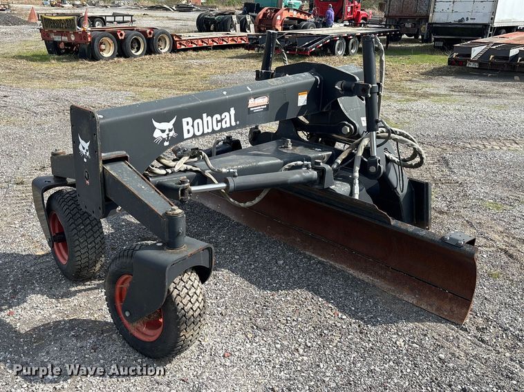 image for item EM0072 2011 Bobcat Grader 108 skid steer grader