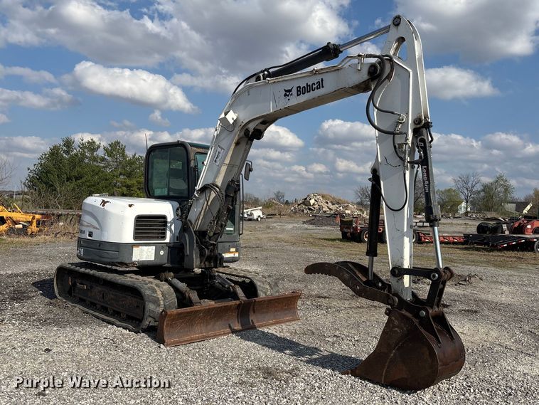 image for item EM0077 2011 Bobcat E80 mini excavator