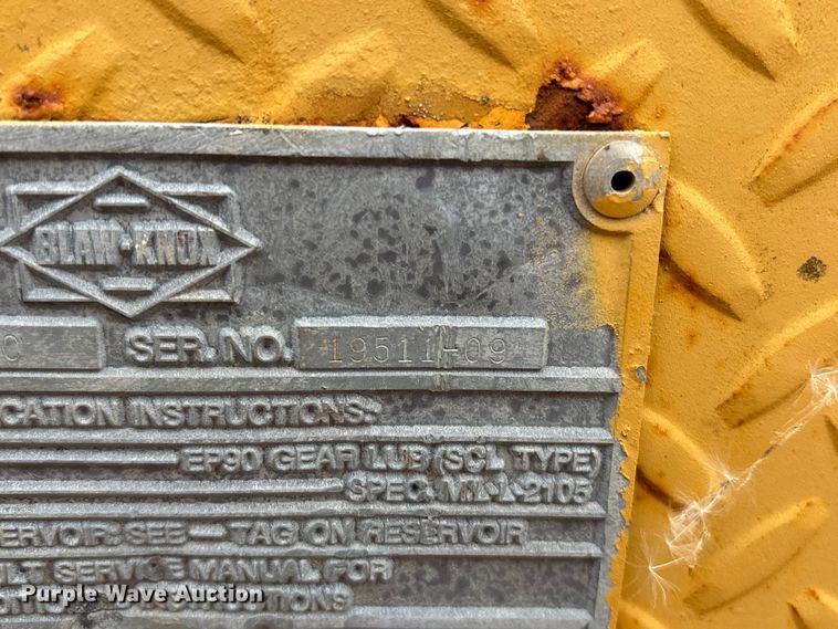 image for item EM0089 Blaw Knox RW 195C road widener