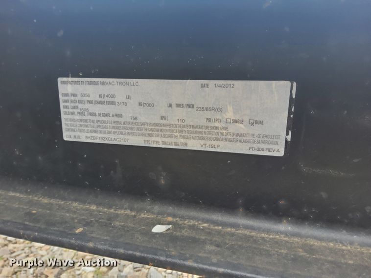 image for item EM2602 2012 Vermeer LP855DT vacuum excavator