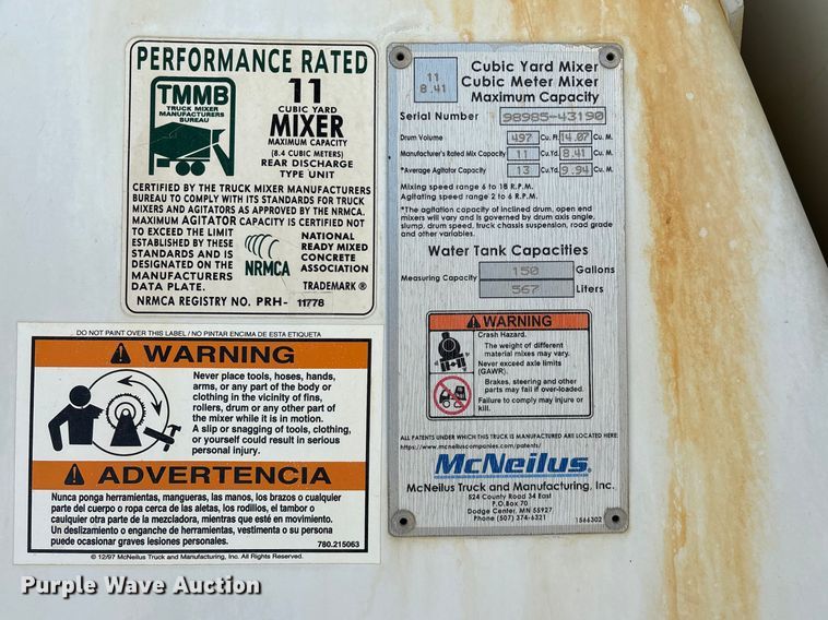 image for item EO4088 2018 Peterbilt 567 ready mix truck