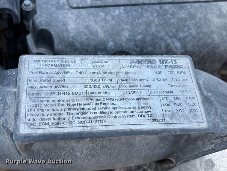 image for item EO4088 2018 Peterbilt 567 ready mix truck