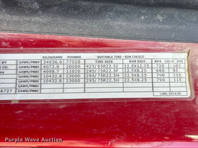 image for item EO4088 2018 Peterbilt 567 ready mix truck