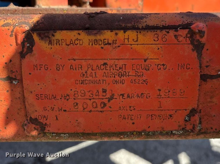 image for item EO4093 Airplaco HJ 36 CR concrete mixer / pump