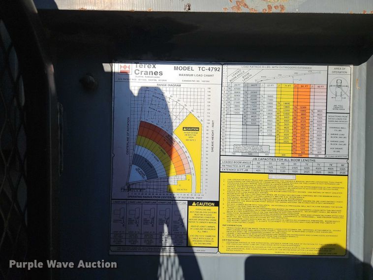 image for item EO7069 1999 Sterling L-Line crane truck