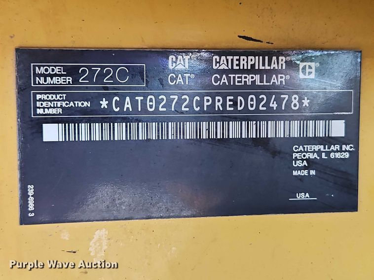 image for item EO7127 2011 Caterpillar 272C skid steer loader