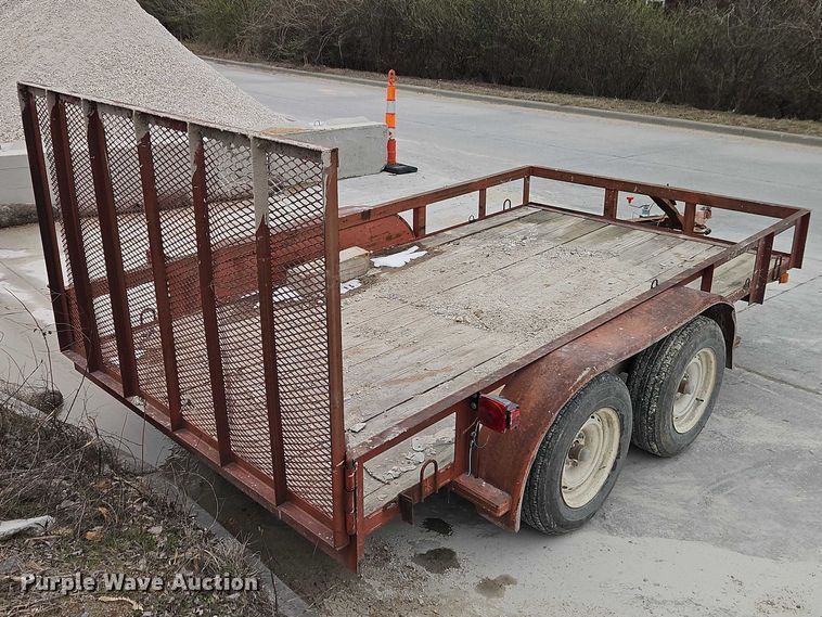 image for item EO7141 1999 Ark City Trailer utility trailer