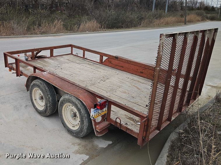 image for item EO7141 1999 Ark City Trailer utility trailer
