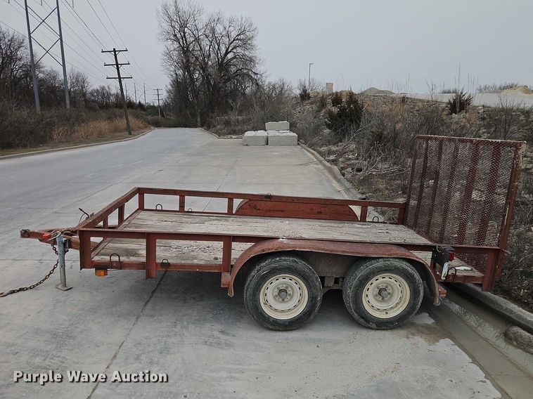 image for item EO7141 1999 Ark City Trailer utility trailer