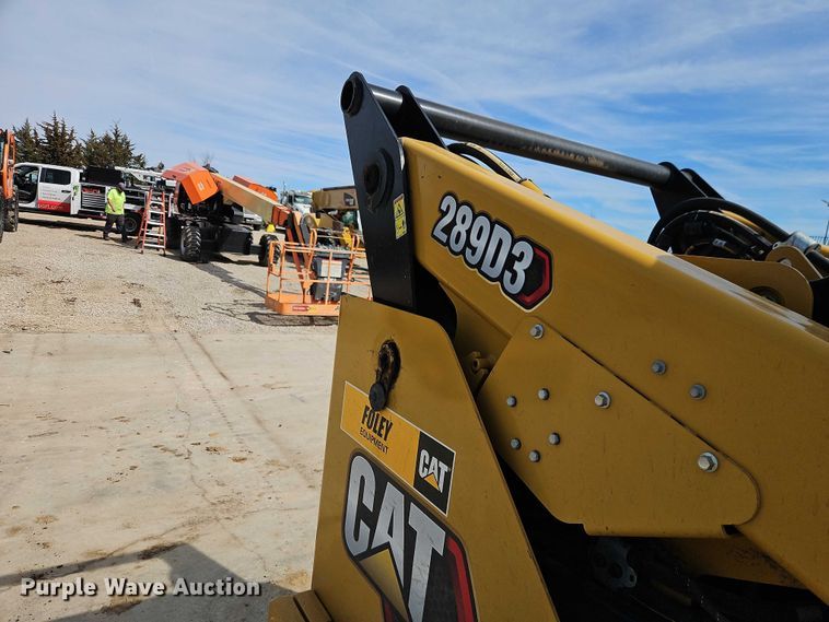 image for item EO7150 2021 Caterpillar 289D3 tracked skid steer loader