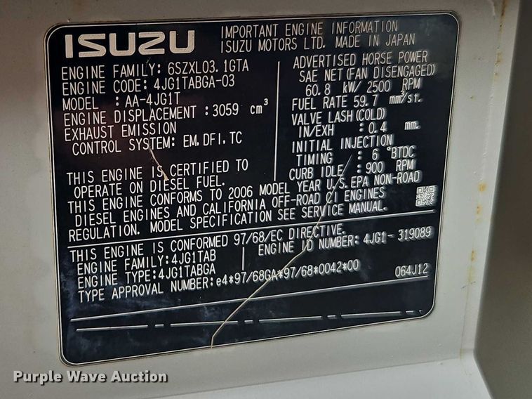 image for item EO7154 2007 Takeuchi TL140 tracked skid steer loader