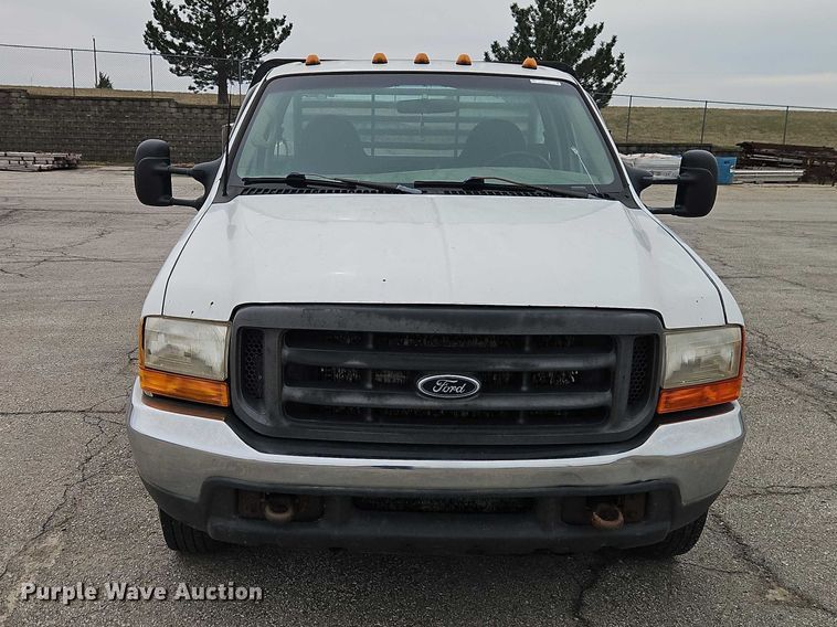 image for item EO7155 2000 Ford F350 dump flatbed pickup truck