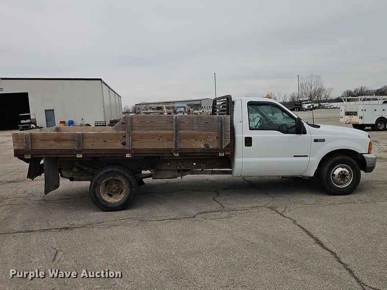 image for item EO7155 2000 Ford F350 dump flatbed pickup truck