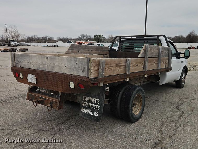 image for item EO7155 2000 Ford F350 dump flatbed pickup truck