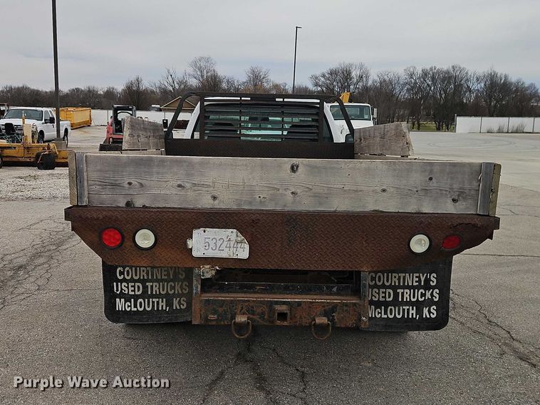 image for item EO7155 2000 Ford F350 dump flatbed pickup truck