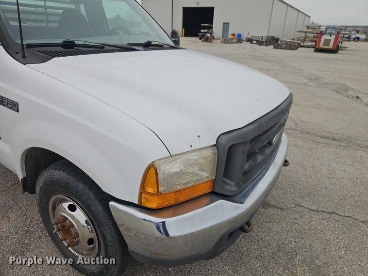 image for item EO7155 2000 Ford F350 dump flatbed pickup truck