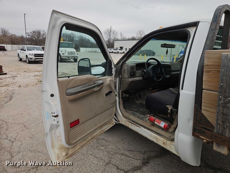 image for item EO7155 2000 Ford F350 dump flatbed pickup truck