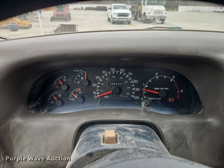 image for item EO7155 2000 Ford F350 dump flatbed pickup truck