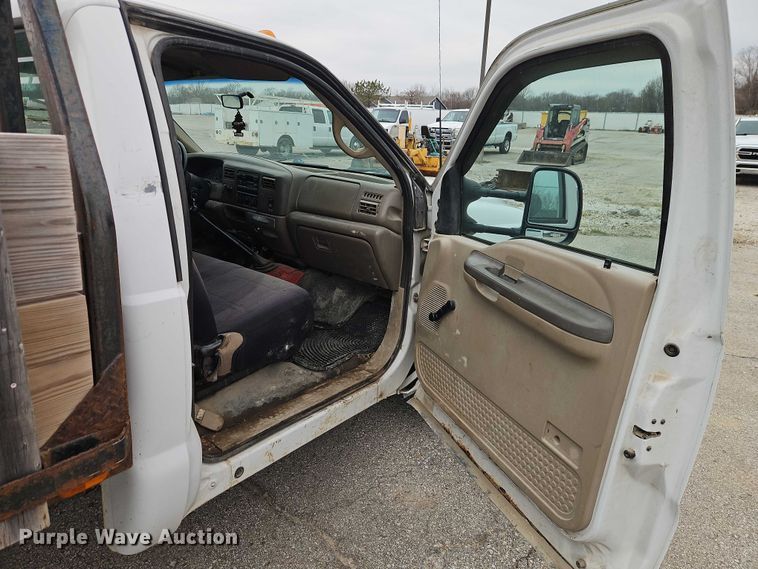 image for item EO7155 2000 Ford F350 dump flatbed pickup truck