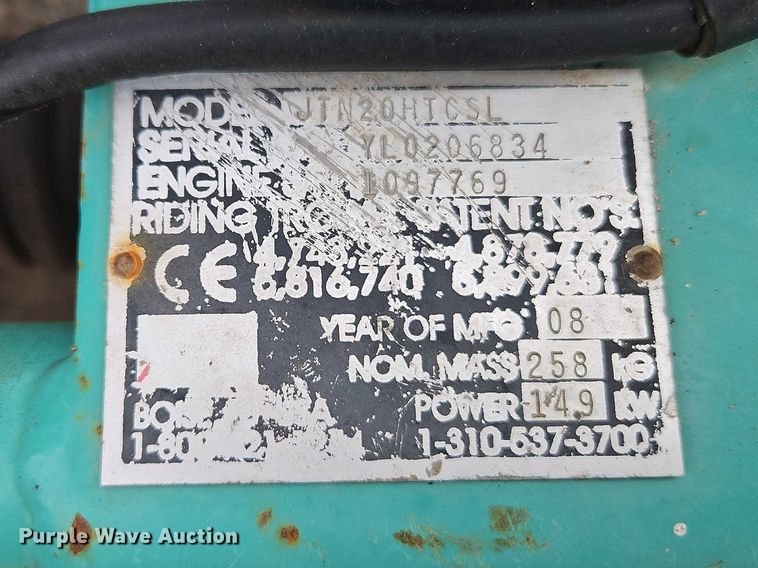 image for item EO7161 Whiteman JTN20HTCSL (3) power trowels