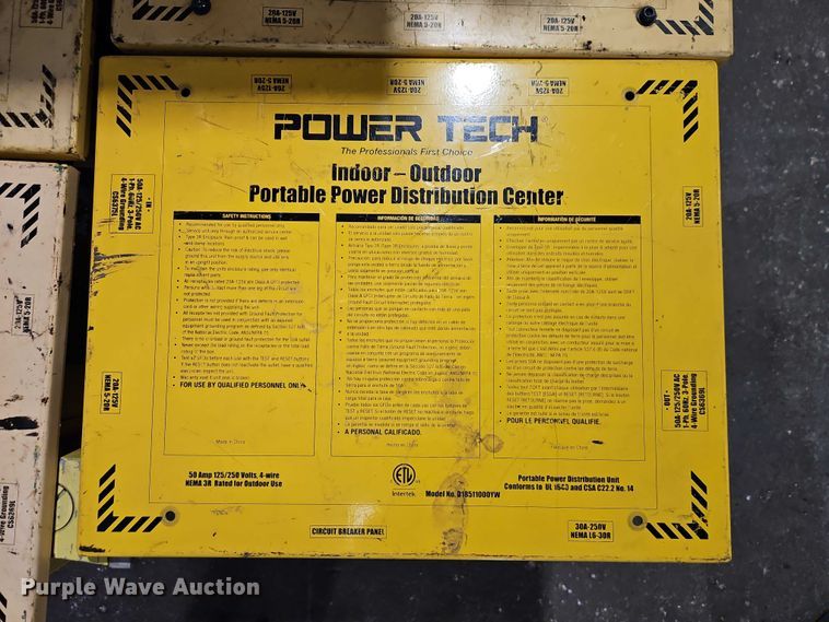 image for item EO7178 (14) Power Tech D1851000YL power distribution boxes