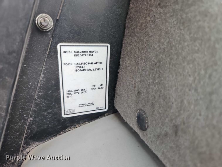 image for item EO7191 2008 Caterpillar 262C skid steer loader