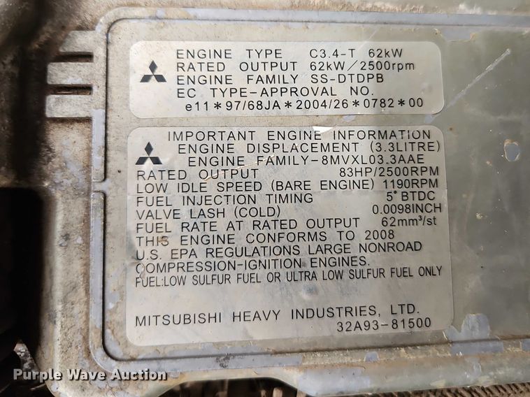 image for item EO7191 2008 Caterpillar 262C skid steer loader