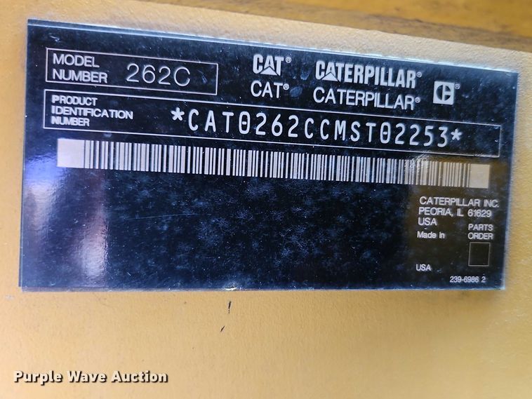 image for item EO7191 2008 Caterpillar 262C skid steer loader