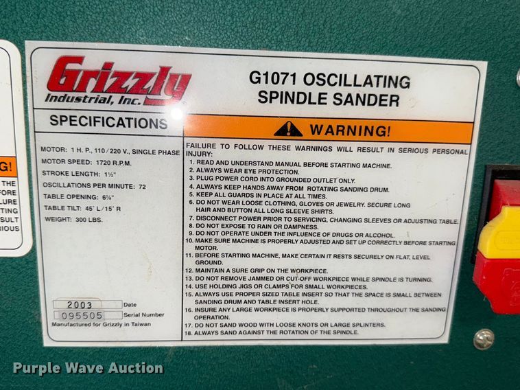 image for item ES5996 Woodworking equipment