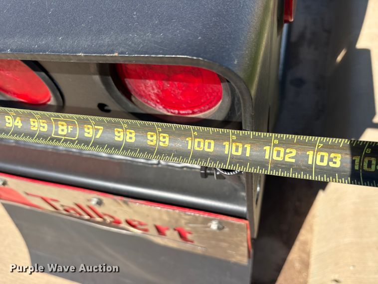 image for item ES8707 2007 Talbert T4DW60SA-HRG-1-T1 lowboy equipment trailer