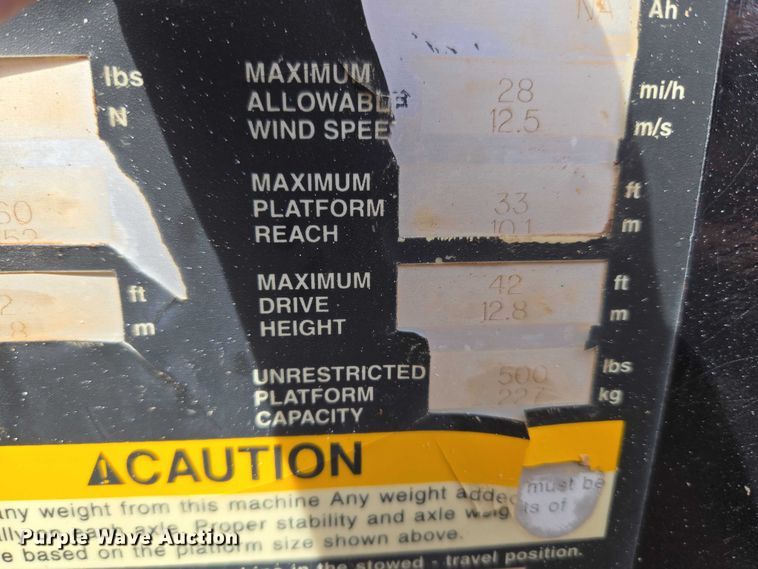 image for item ET1475 2006 Snorkel TR-42CU boom lift