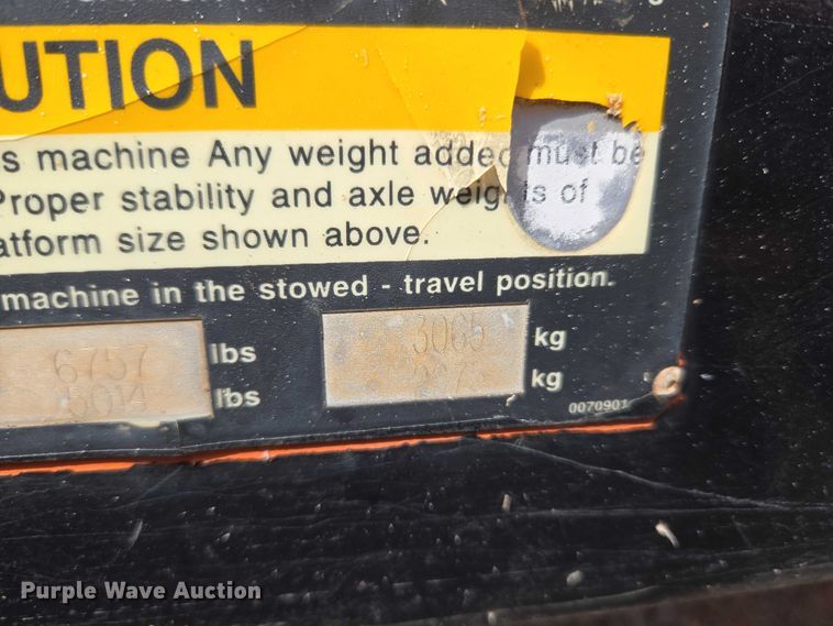 image for item ET1475 2006 Snorkel TR-42CU boom lift