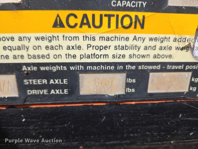 image for item ET1475 2006 Snorkel TR-42CU boom lift