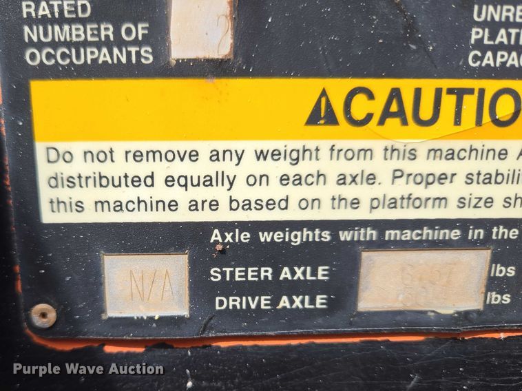 image for item ET1475 2006 Snorkel TR-42CU boom lift