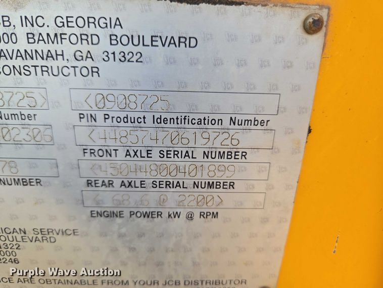 image for item ET1477 2006 JCB 3CX backhoe