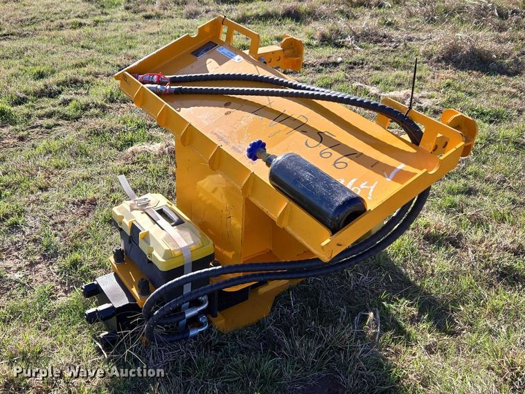 image for item ET1483 2025 Pile Hammer AD680 skid steer post driver