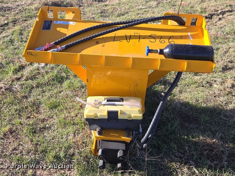 image for item ET1483 2025 Pile Hammer AD680 skid steer post driver