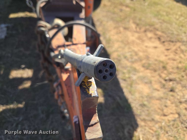 image for item ET1494 1978 Wisconsin Trailer CO. SD-12 tilt deck equipment trailer