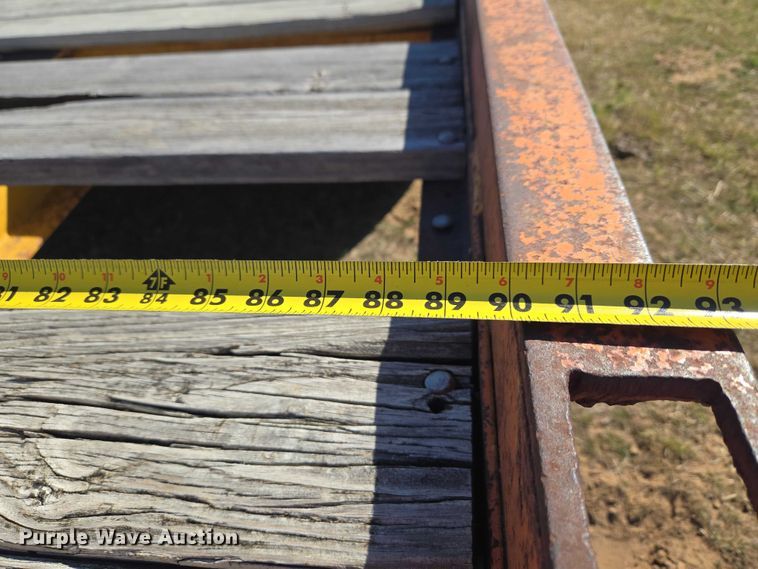 image for item ET1494 1978 Wisconsin Trailer CO. SD-12 tilt deck equipment trailer