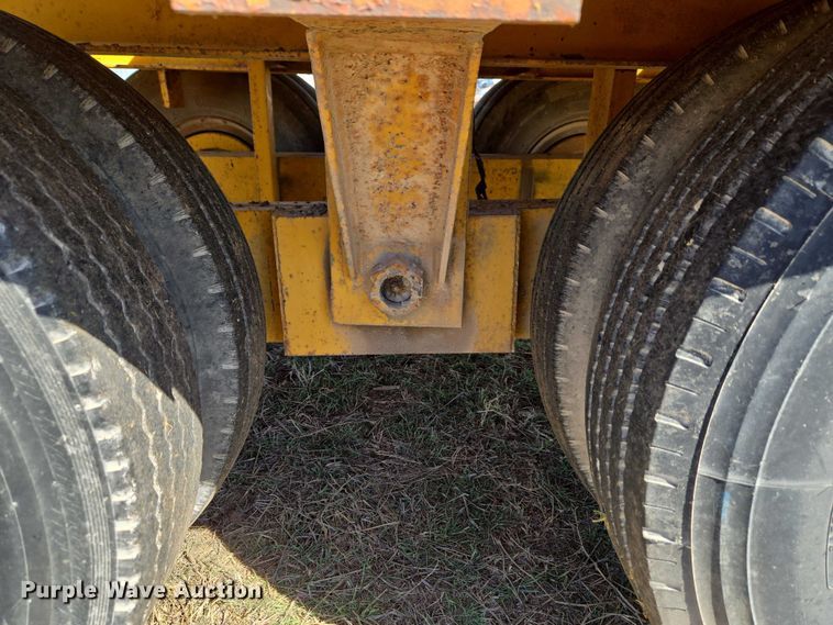 image for item ET1494 1978 Wisconsin Trailer CO. SD-12 tilt deck equipment trailer