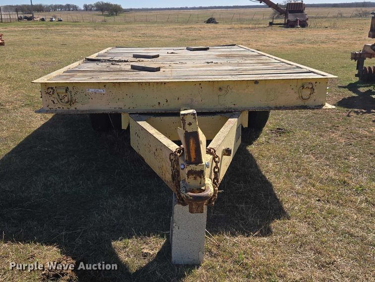 image for item ET1495 Miller tilt deck equipment trailer