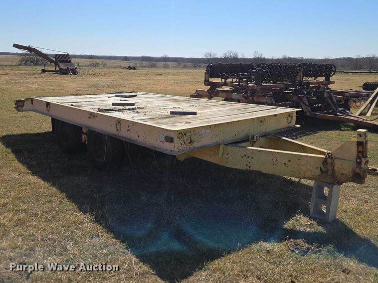 image for item ET1495 Miller tilt deck equipment trailer