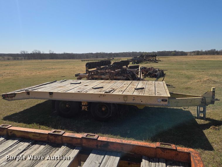 image for item ET1495 Miller tilt deck equipment trailer