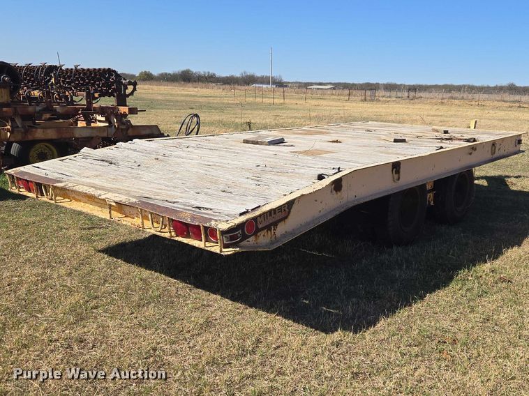 image for item ET1495 Miller tilt deck equipment trailer