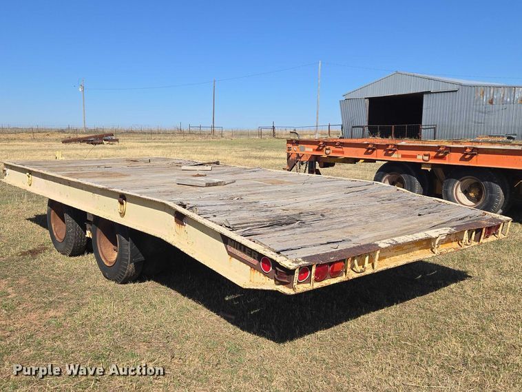 image for item ET1495 Miller tilt deck equipment trailer
