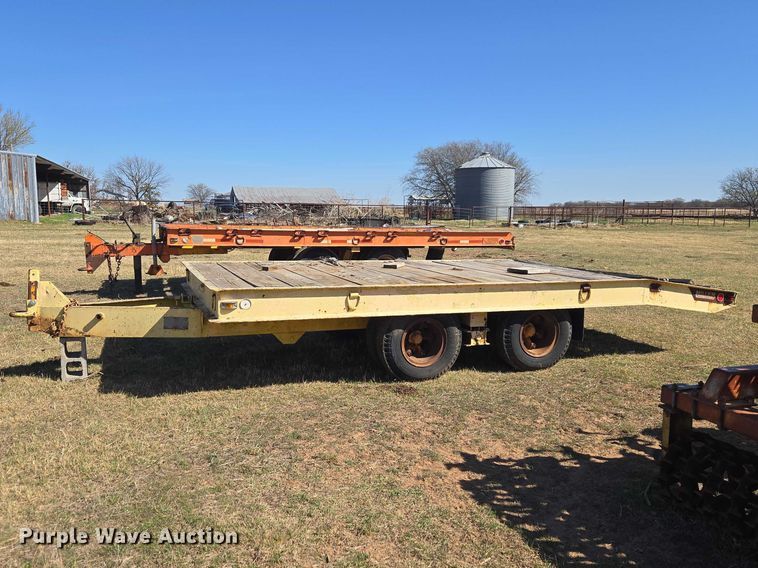 image for item ET1495 Miller tilt deck equipment trailer