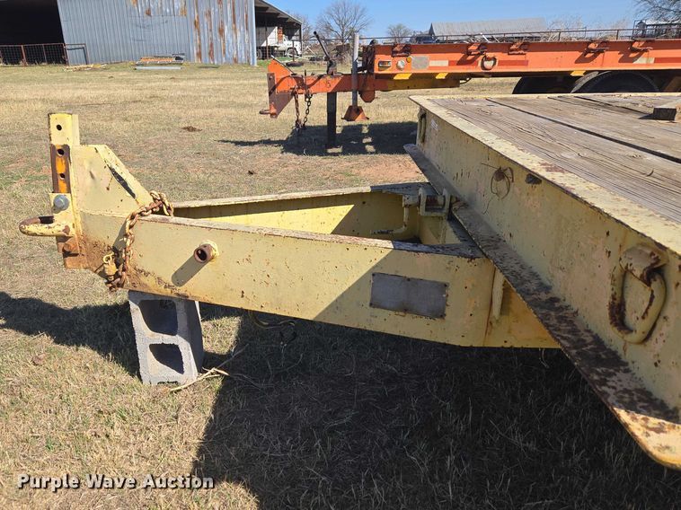 image for item ET1495 Miller tilt deck equipment trailer