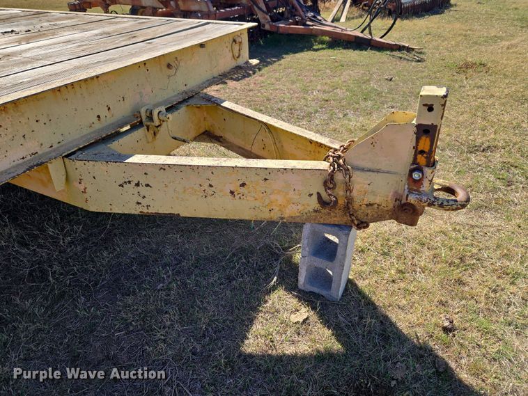 image for item ET1495 Miller tilt deck equipment trailer